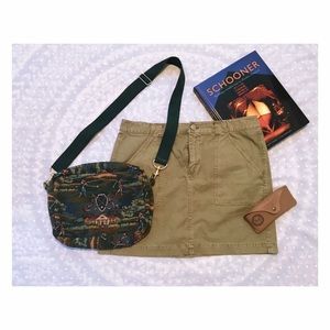 Vintage Tapestry Crossbody / Adjustable Bag